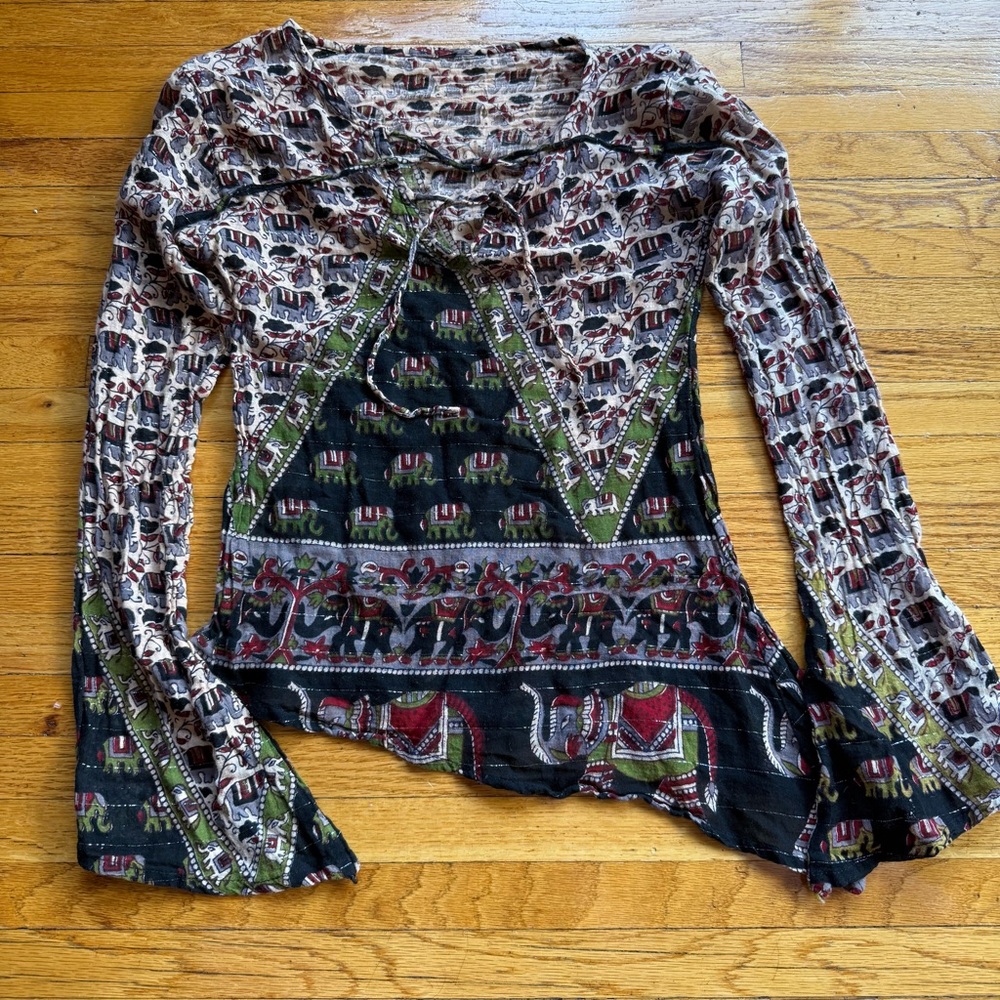 Elephant Patterned Top - image 1
